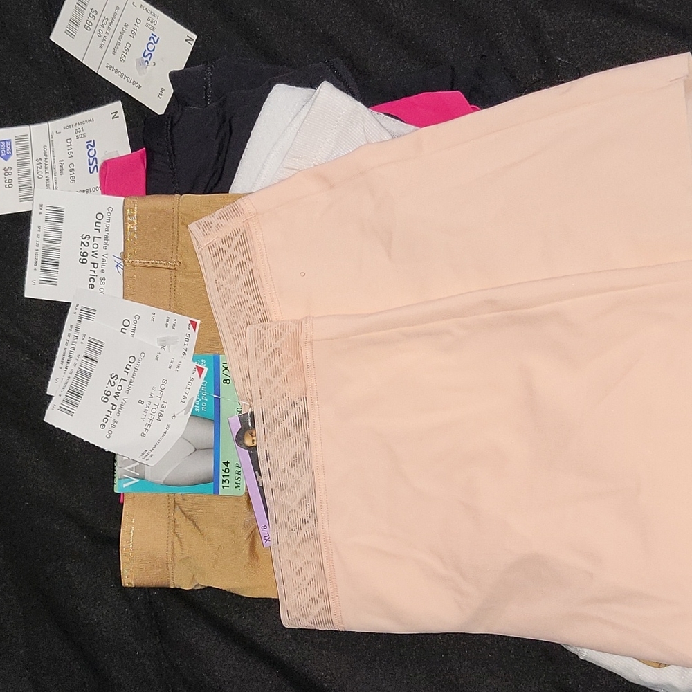 6 Pair Variety Silky Shaping Tagless Underwear 8/XL - Picture 14 of 14
